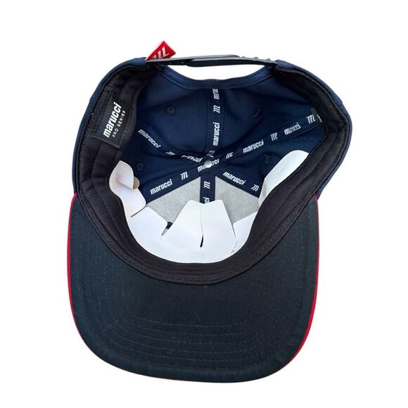 Marucci Hat Snapback  Youth One Size Blue/ Red  Baseball Adjustable New - Picture 2 of 4